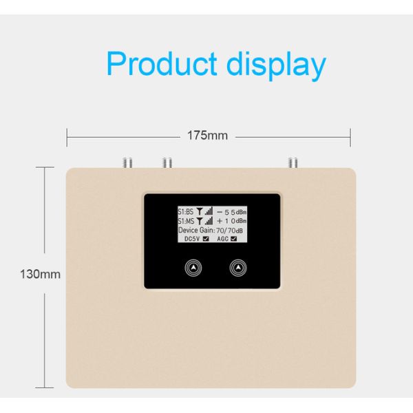 ALC Function 850MHz 2100MHz Dual Band Repeater Low Interference To BTS