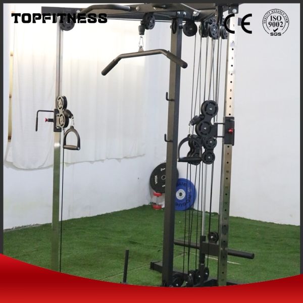 ZH030 Fitness Equipment Multifunctional Smith Machine Squat Pull Down Rack