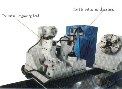 MT 5 Spindle Bore 58mm Specialized CNC Roll Notching and Engraving Lathe