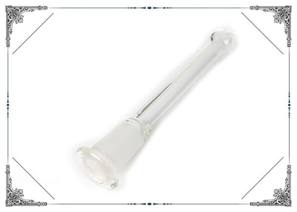 White Hookah Glass Downstem For Bubbler Bong Smoking Water Pipes