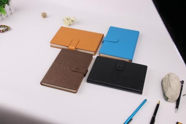 Leatherette paper hard cover mounting notebook
