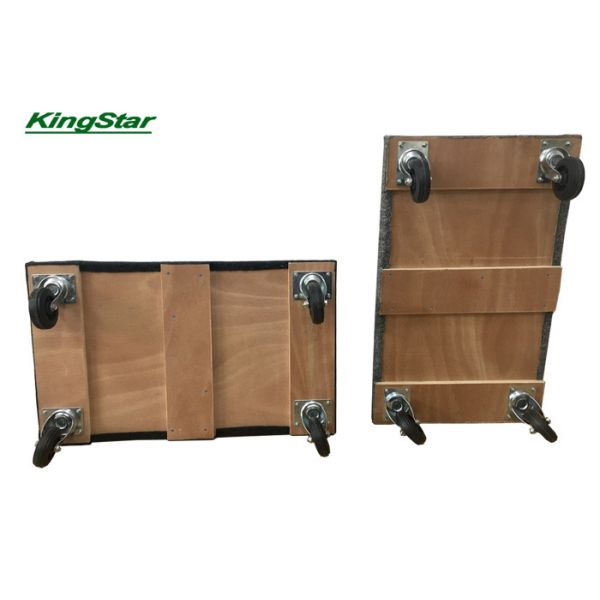 Plywood Furniture Moving Dolly With Carpeted Deck For Industrial Home Or Office Moving