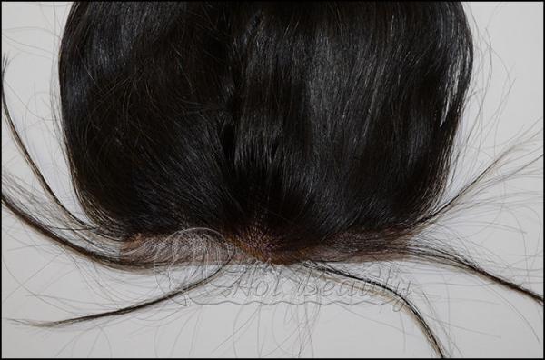 Brazilian 100% Human Lace Top Closure Natural Brown For Women 5A Grade
