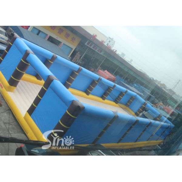 Outdoor Giant Inflatable Volleyball Court Bouncing Castle For Party Interactive Sports Game