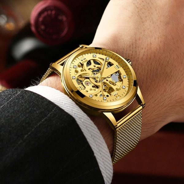 Ultra Thin Skeleton Watch Skeleton Sport Watch Skeleton Vintage Watch