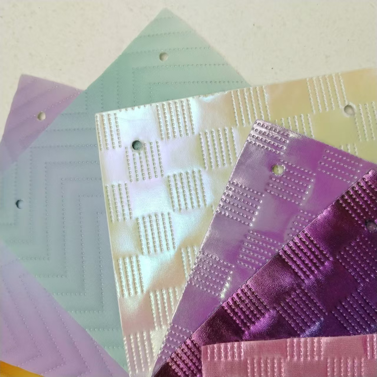 Metal Pvc Synthetic Leather for Making Handbag and Phonecase