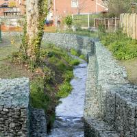 Jardin paysagiste mur de soutènement gabion soudé paniers résistant à la rouille de zinc revêtu de maille CE ISO