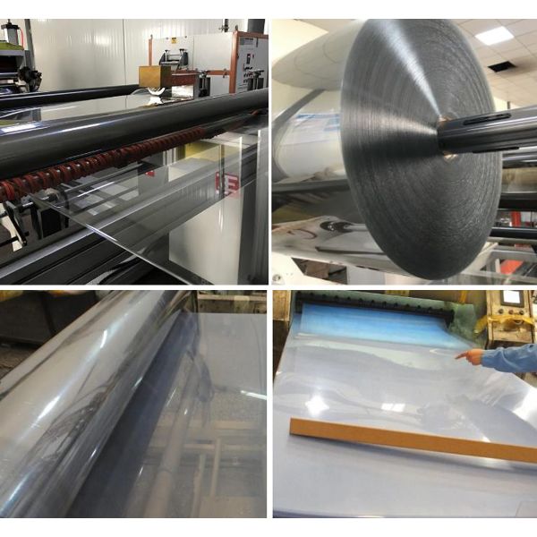 Влагостойкая ясная крышка вязки PVC 21x29.7cm