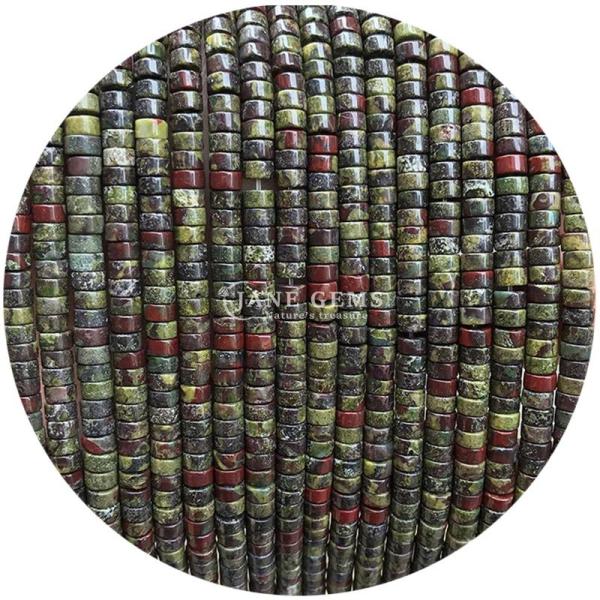 Perles de cristal en forme d'angle droit Dalmatien Jaspe Perles lâches pour faire des bricolages