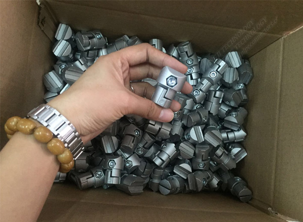 D Bracket AL-3060-1 Aluminium Construction Profiles ADC-12 For Pipe Rack