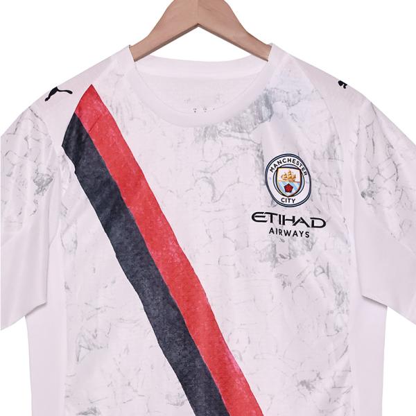 Manchester City saison 2025-2026 version du joueur à l'extérieur maillot personnalisation du groupe