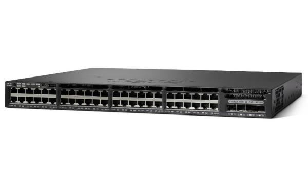 Layer 3 48 Port POE Gigabit Ethernet Switch 2 X1G SFP Uplink Ports WS-C3650-48PD-S