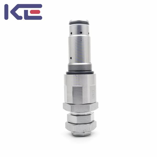 Stainless Steel Hyd Pressure Relief Valve PC200-5 Excavator Hydraulic Pump Parts