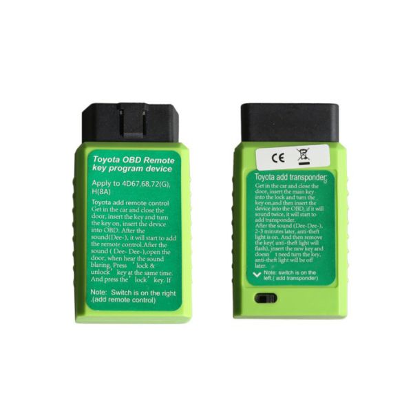 OBD Remote Toyota Car Key Chip Programming Tools Plastic Material Green Color