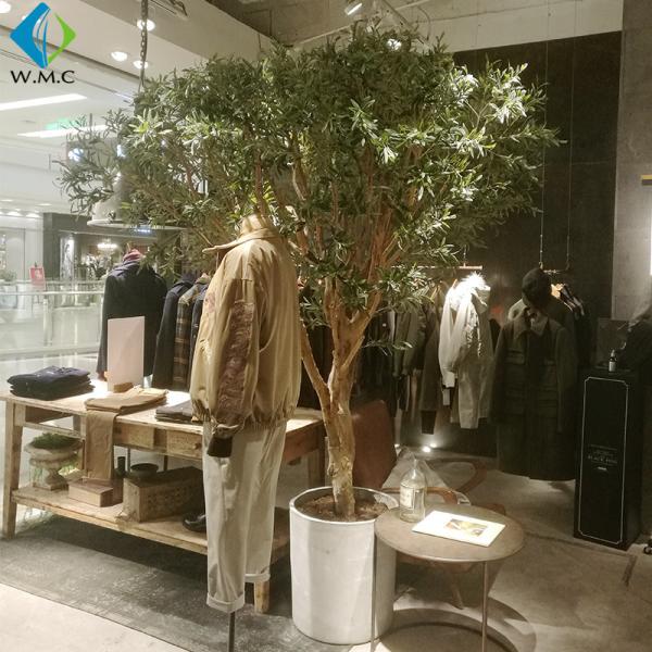 Big Fiberglass Trunk Artificial Olive Tree For Outdoor Garden Decoration