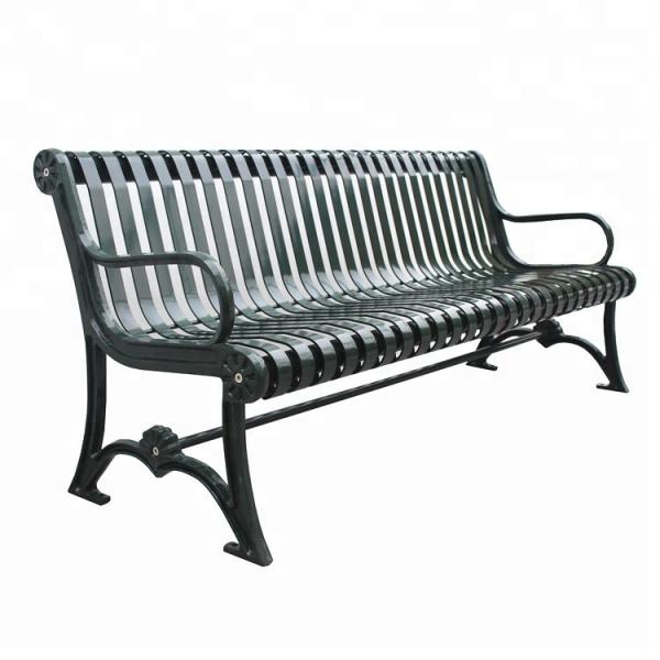 Spray Paint Cast Iron Patio Park Garden Bench & Cast Iron End Anti - Rust