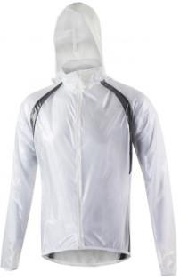 Plain Dyed Warm Raincoat With Hood , Long Sleeve Lightweight Waterproof Jacket
