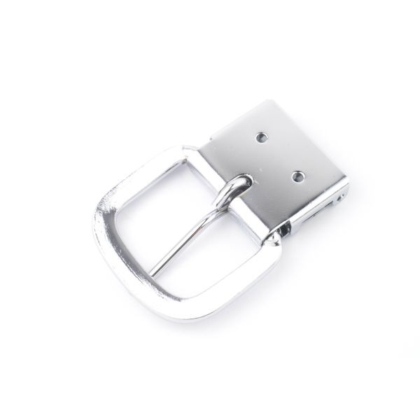 Screw Type Metal Strap Buckles , Professional Leather Belt Pin Buckle