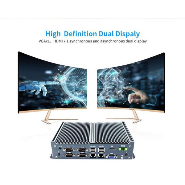 IBOX-1126 J1900 Промышленный мини-компьютер без вентилятора с 4 портами USB 2.0