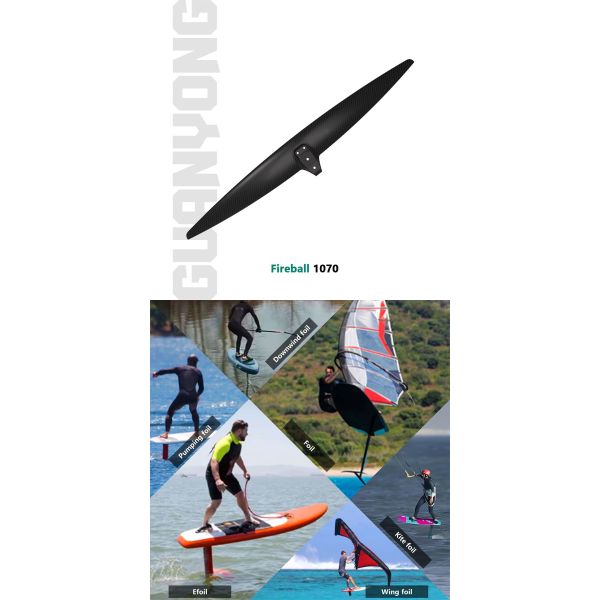 Axis Gear Wingsurf Wing 1.2Kg Carbon Front Wingfoil Kitesurf 877sqcm Sup Foil Wing