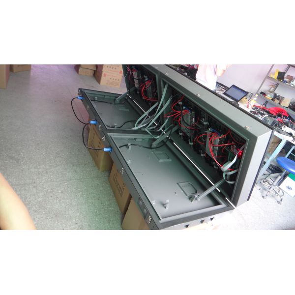 Front Open Cabinet SMD 10mm Advertising LED wall display screen WIFI / 3G System