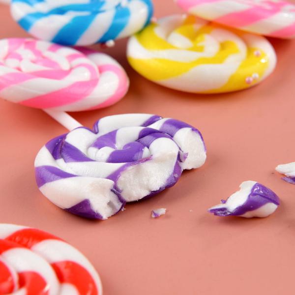 Fruit Flavors Flat Round Lollipops Handmade Halal Sweets Bulk Candy Lollipops