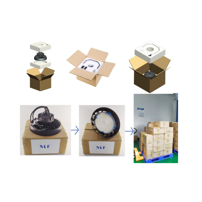 60°/90°/105° 3 Beam Angle in 1 Zoomable 100W LED High Bay Light IP65 Waterproof For Workshop