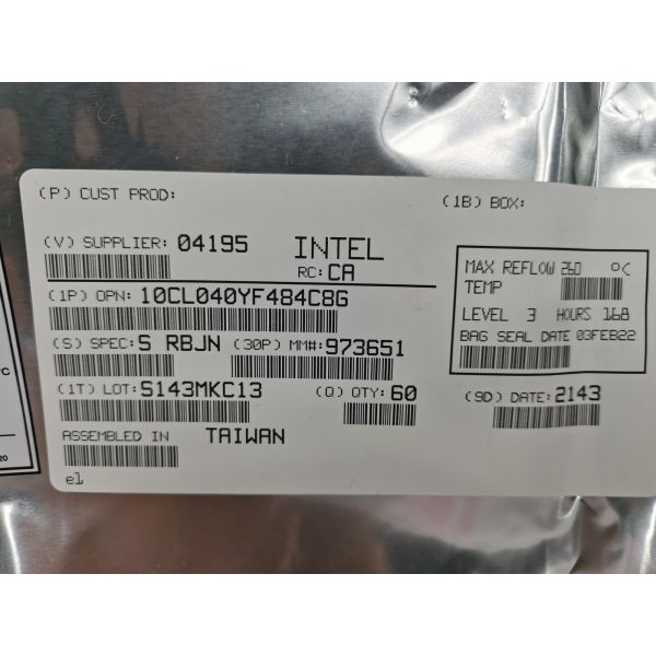 10CL040YF484C8G    Ic Integrated Circuit  FBGA-484  New And Original Genuine