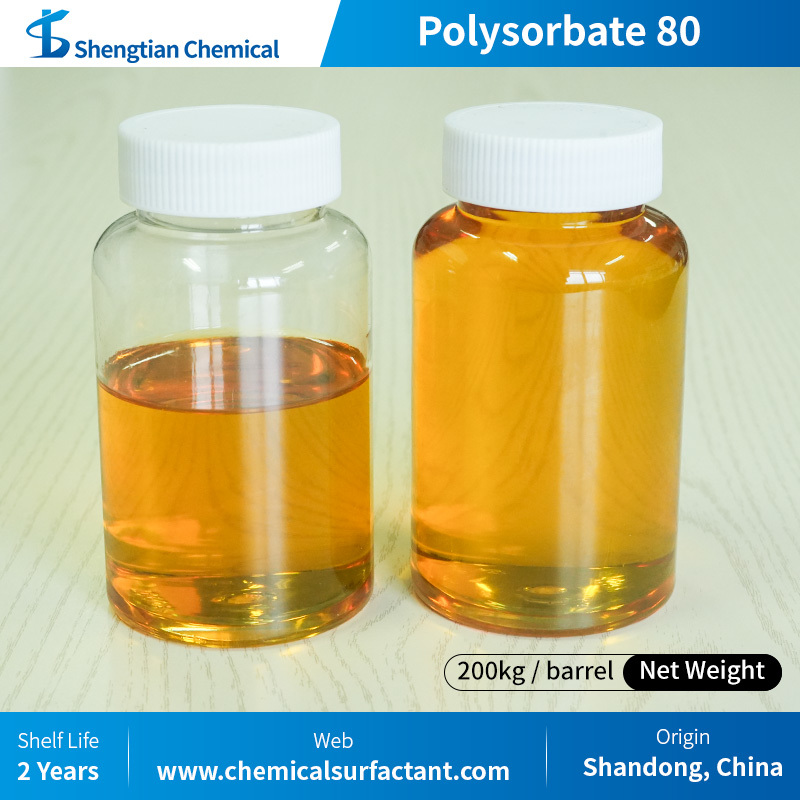 Tween 80 Polysorbate 80 Bulk Cas 9005-65-6 General Purpose Hlb 15 With Optimal Oil Phase Compatibility