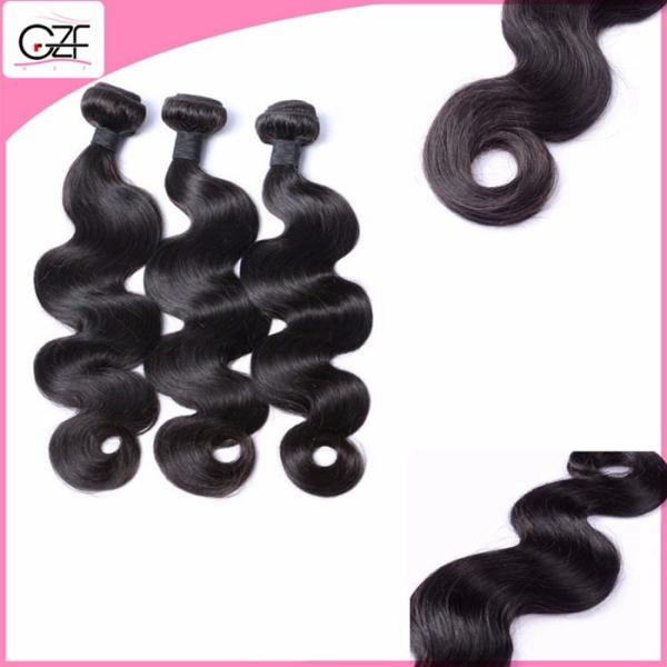 Double Drawn Full End Body Wave Natural Color Top Quality Malaysian Virgin Hair Water Wave