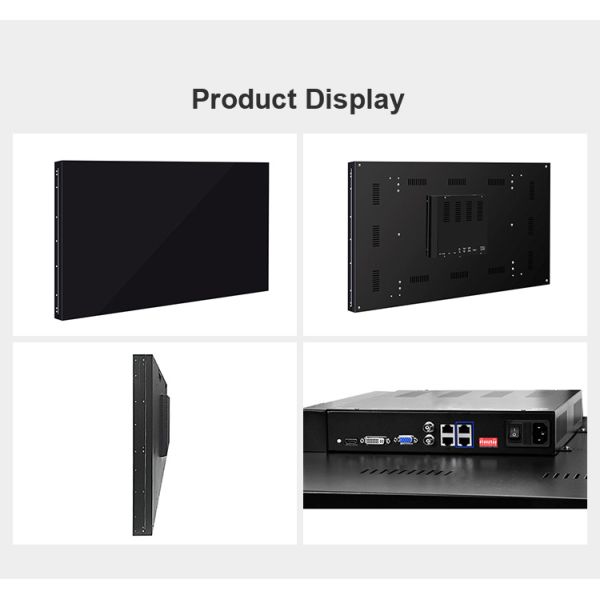 2x2 46inch Ultra Narrow 1.7mm Bezel LCD Video Wall HR46FB 3x3 Video Wall