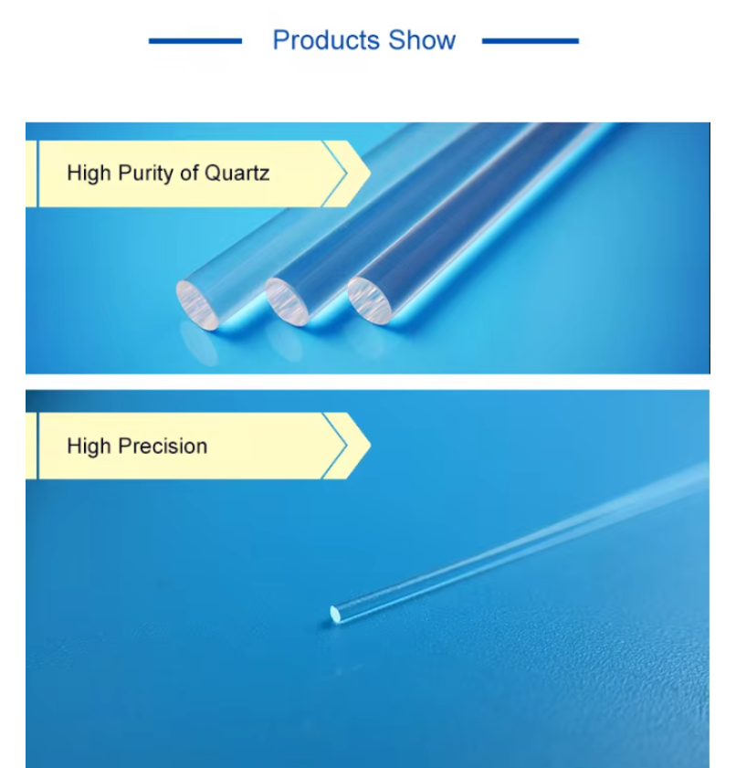 2.2g/cm³ Quartz Capillary Tube Polished Surface for Semiconductor Processing