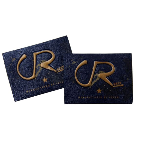Jeans / Suitcase Embossed Leather Patches Logo , Eco-Friendly