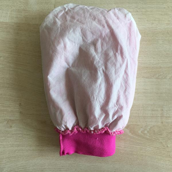 House keeping  washing absorb mitt 100% polyester microfiber mitt gloves