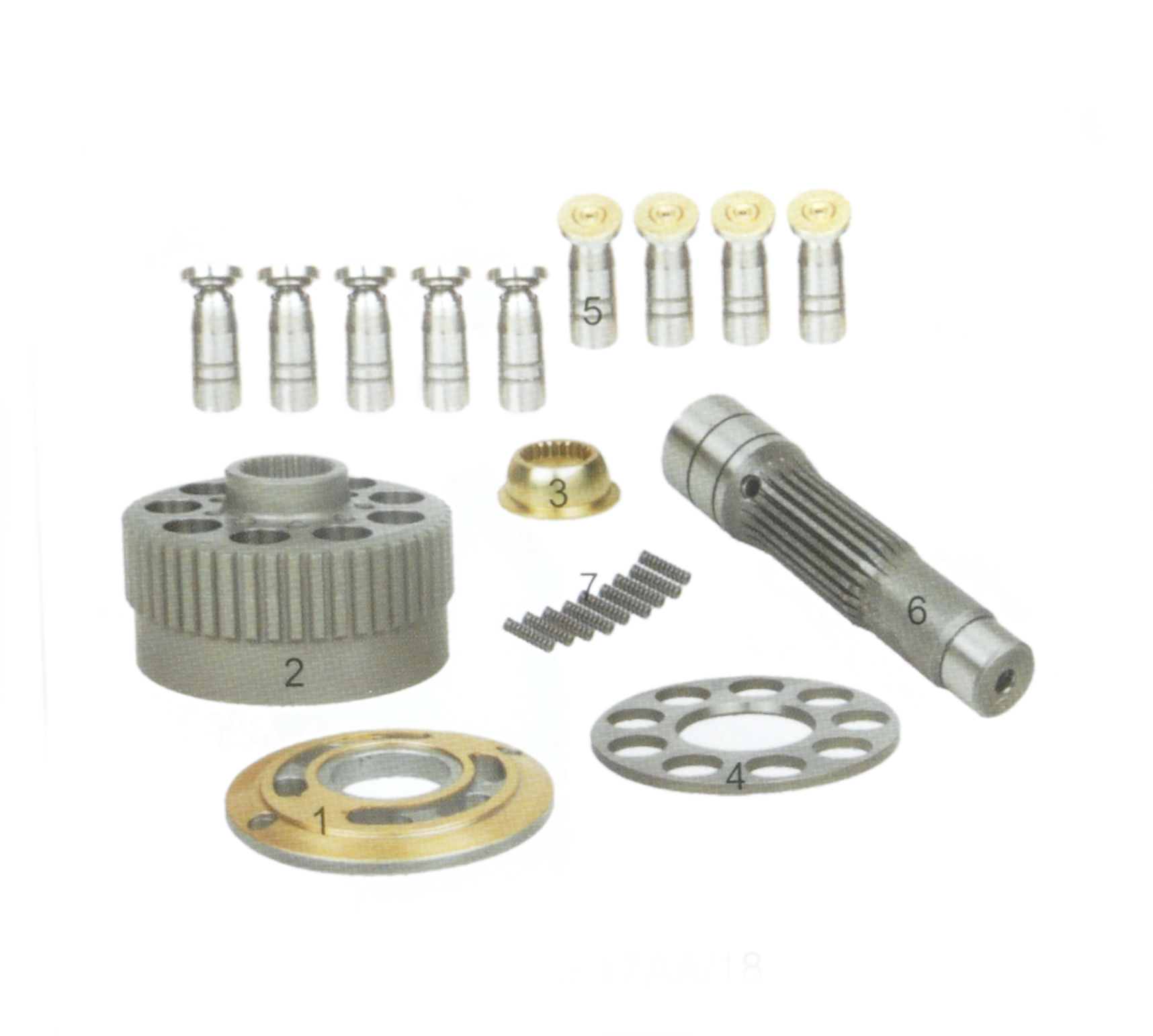 A10V43 A10V63 A10VD43 Hydraulic Components For Construction Machinery Excavators