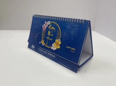Popular Multi Color Custom Desk Calendars Art Paper Monthly Wall Calendar