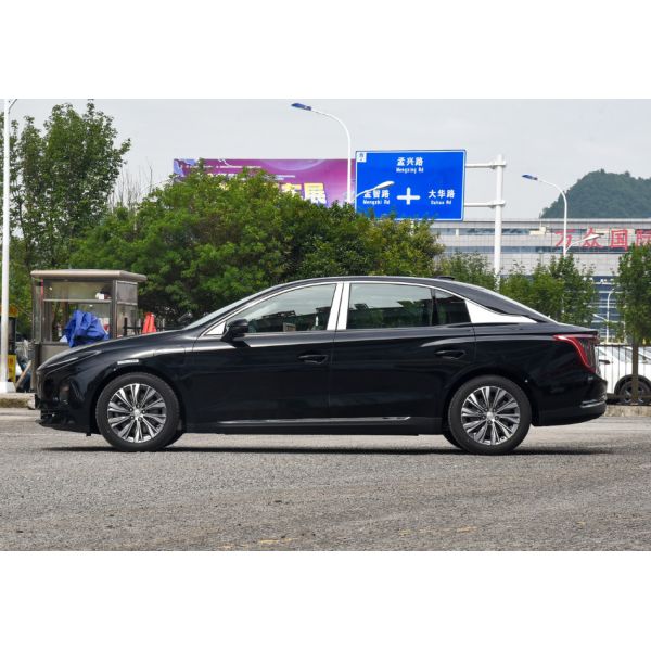Электромобиль Hongqi Electric EV Car 140Kw 5 мест Электромобиль Переднее колесо Привод Черный