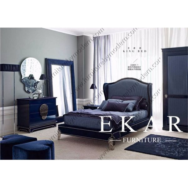 Latest Bedroom Furniture Design King Size Set Tufted Bed