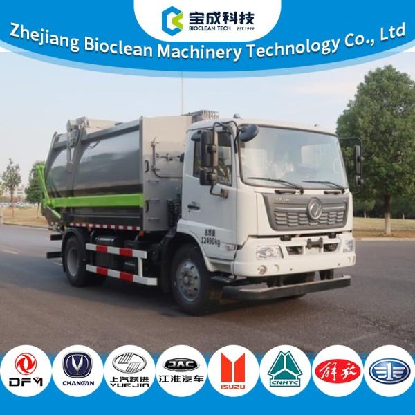 12500KG Safety Rubbish Compactor Truck With High Capacity Storage