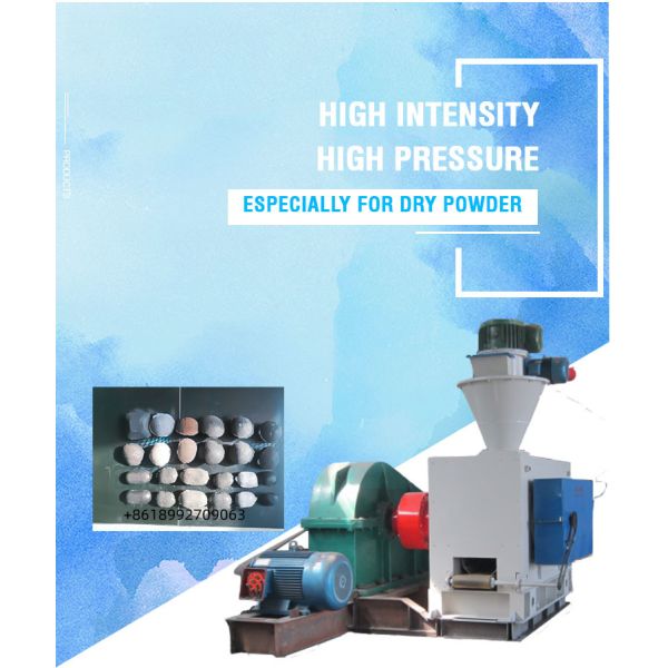 Oval Shape Hydraulic Limestone Cryolite Aluminum Oxide Briquette Machine 700KG Weight