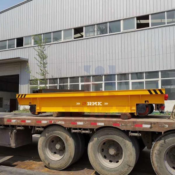 Motor personalizado da C.C. 20 toneladas de carro de transferência industrial da estrada de ferro do lingote de aço
