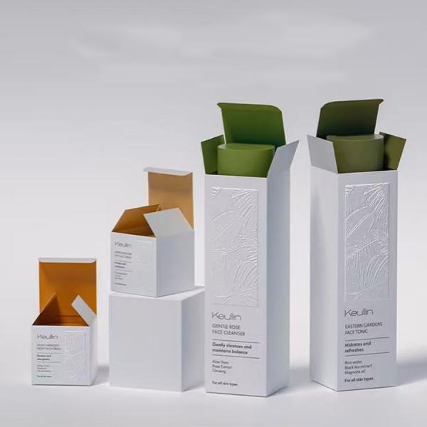 White Cosmetic Packaging Box Body Wash Shampoo Cardboard Boxes With Logo