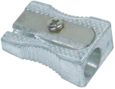 Papeterie manuelle colorée de bureau de taille-crayons de lame en acier d'Alumimium de papeterie d'art