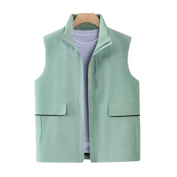 Custom Logo Printed Thickened Down Cotton Vest Work Clothes for Casual and Active Wear