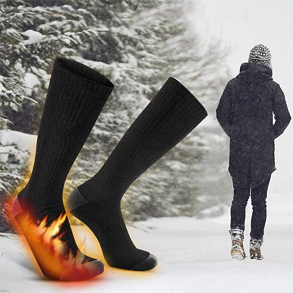 Graphene Heating Sheet 100% Pure Cotton Fabric Technology Electric Foot Warmer Socks