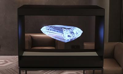 32 mostra da exposição da tecnologia 3D Holo do holograma que anuncia 1920x1080