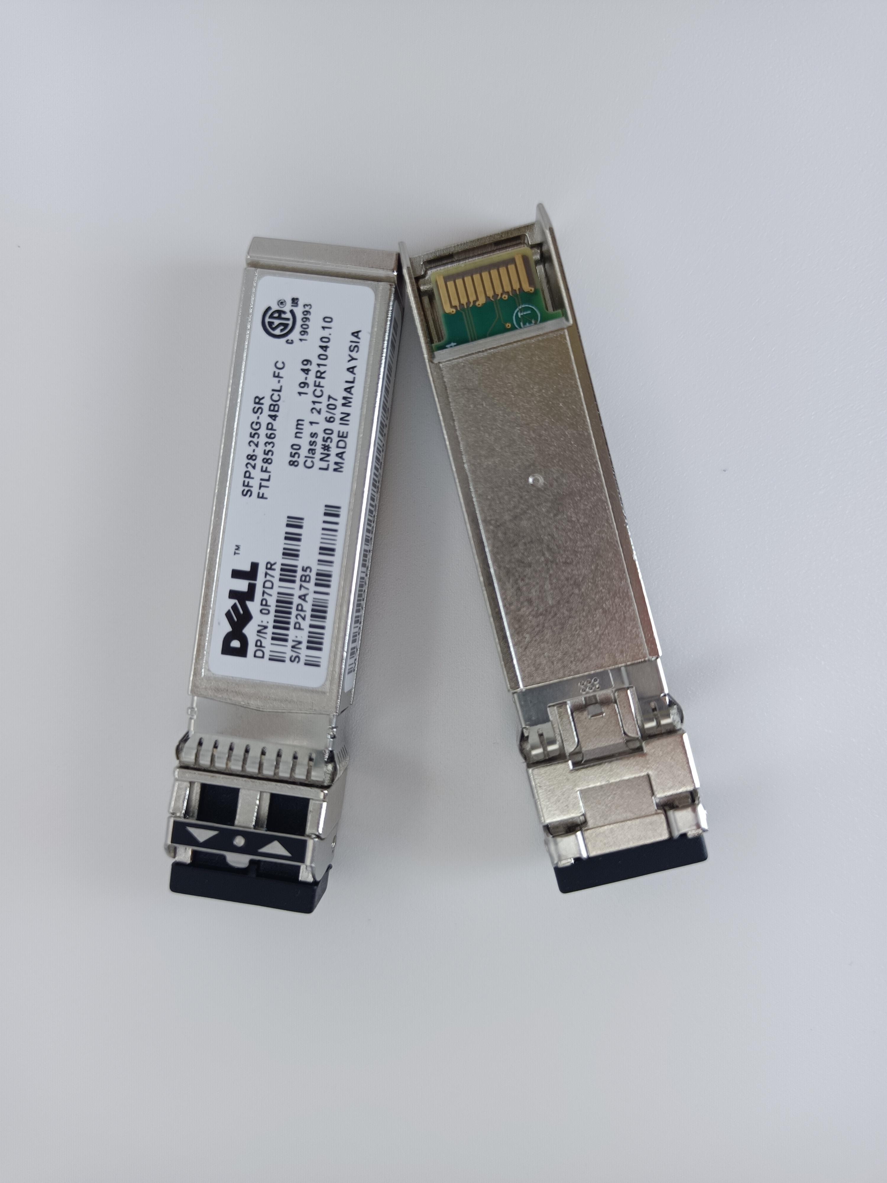 Приемопередатчик FTLF8536P4BCL-FC Dell 25Gb/s SFP+