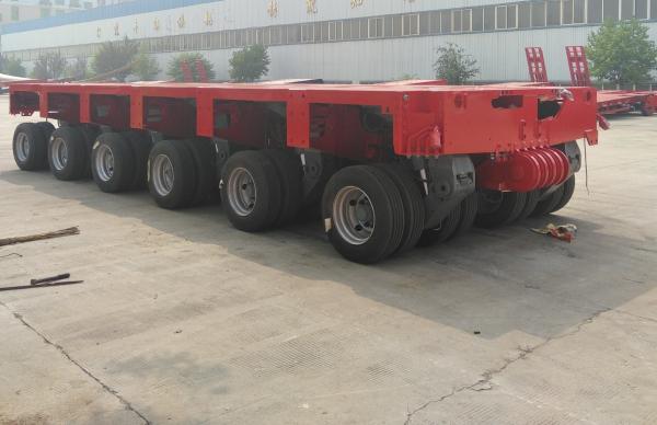 Multi Rotary Axles 100-300 Ton Hydraulic Modular Trailer For Heavy Machine Loading