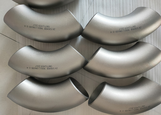 DN15 A403 codos de las instalaciones de tuberías de 0,5 pulgadas, codo de acero inoxidable de 90 grados