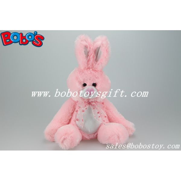 Pink Stuffed Animal Bunny With Long Arm And Big Feet